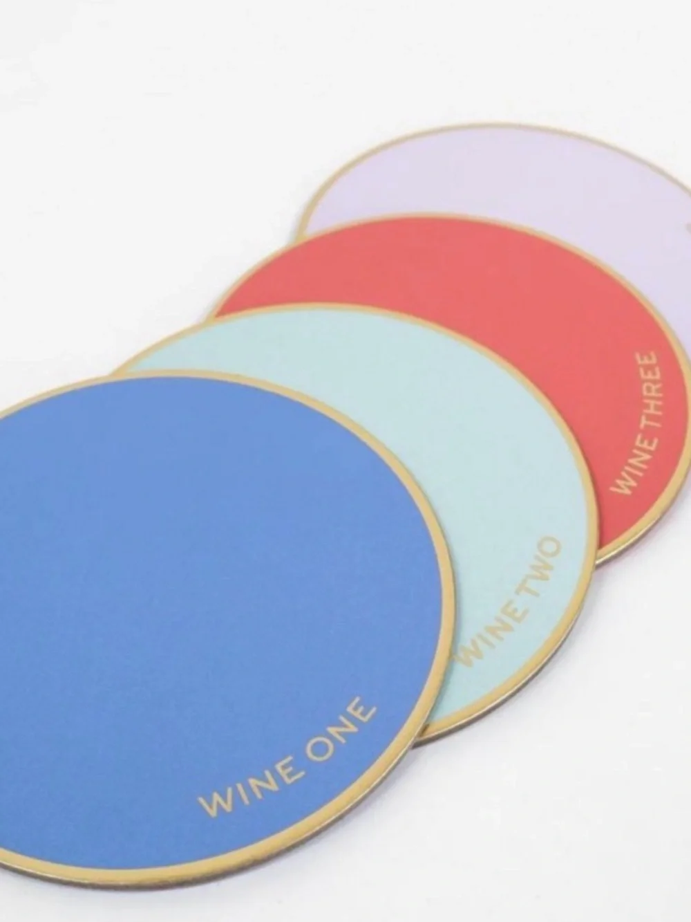 Wine Tasting Party Kit - Blue & Multicolor Stripe